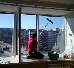 Мытье окон в однокомнатной квартире Ижевск